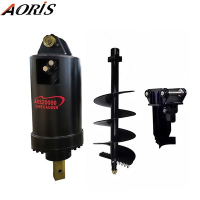 20000N maadoitusruuvi kiinnitetty traktoriin